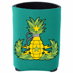 Pineapple Badge Koozie