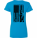 Ladies V-Neck Bomb Suit Guy with Flag Single Color