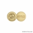 1-1/2 Inch Gold Plated Die Struck First Communion Coin