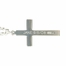 1-3/8 Inch Sterling Silver Plain Cross Necklace