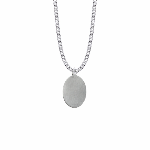 1 Inch Pewter Oval Saint Gerard Medal, Patron Saint of Expectant Mothers