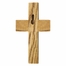 10 Inch Personalized Baptism Baby Boy Maple Wood and Brass Wall Cross