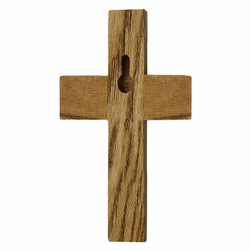 10 Inch Personalized "Confirmed in Christ" Maple Wood and Brass Confirmation Wall Cross