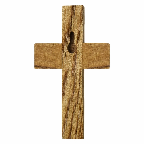 10 Inch Personalized First Communion Girl Maple Wood and Brass Wall Cross