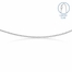 16 Inch Stainless Steel Rhodium Plated Cable Necklace Chain Carded