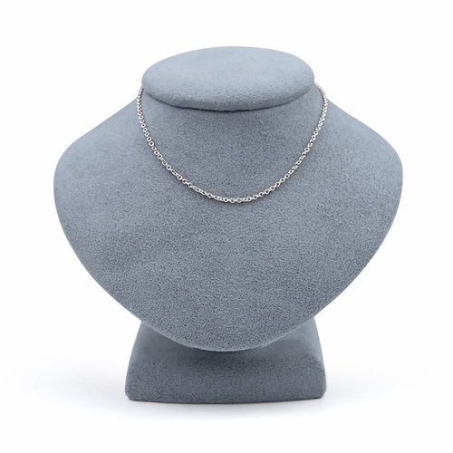 16 Inch Sterling Silver Cable Necklace Chain