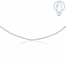 18 Inch Silver Rhodium Plated Rope Necklace Chain