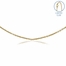 18 Inch Stainless Steel 14KT Gold Plated Cable Necklace Chain Carded
