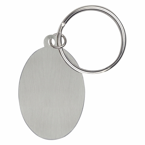 2-1/4 Inch Fine Pewter Oval St. Jude, Patron Saint of Hopeless Causes and Desperation Key Chain