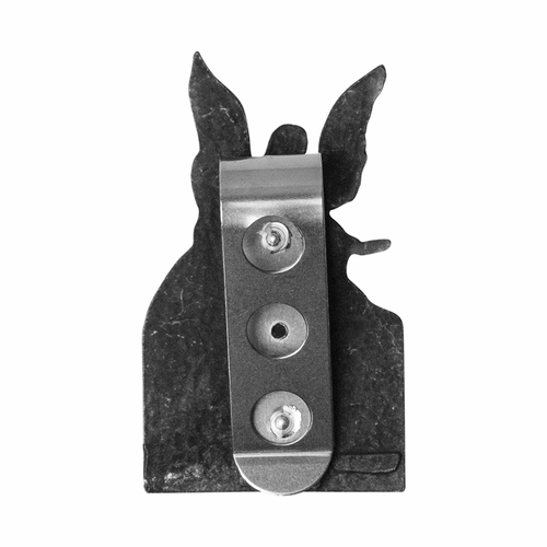 2-3/16 x 1-5/16 Inch Fine Pewter Guardian Angel Prayer Visor Clip