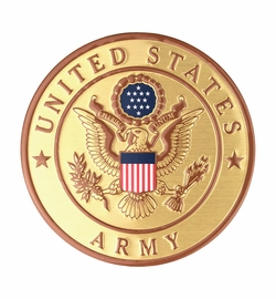 2 Inch Adhesive U.S. Army Emblem