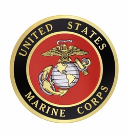 2 Inch Adhesive U.S. Marine Corps Emblem