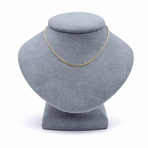 20 Inch Gold Plated Curb Necklace Chain