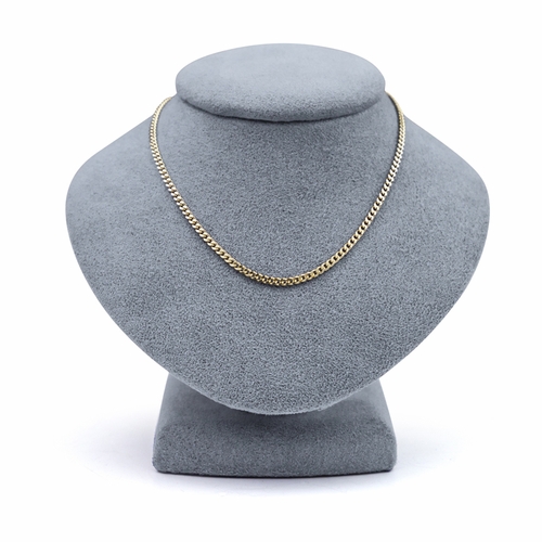 20 Inch Gold Plated Curb Necklace Chain