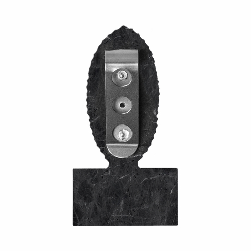 3-1/8 x 1-1/16 Fine Pewter Our Lady of Guadalupe Visor Clip