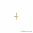 3/4 Inch 14KT Gold Budded Ends and Flowered Detailing Crucifix Pendant