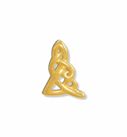 3/4 x 1/2 Inch Gold "Failte" Celtic Symbol Lapel Pin