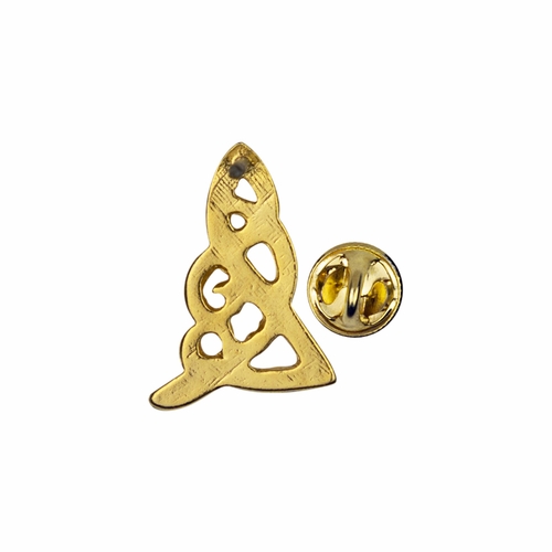 3/4 x 1/2 Inch Gold "Failte" Celtic Symbol Lapel Pin
