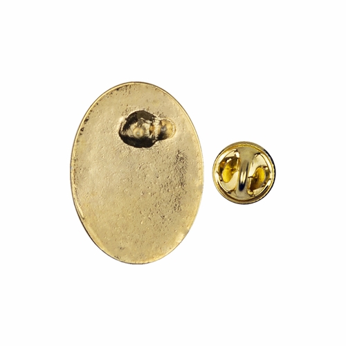 3/4 x 5/8 Inch "Faithful Protector" St. Patrick Oval Lapel Pin