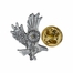 3/4 x 9/16 Inch Pewter Eagle Lapel Pin