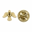 3/8 Inch Gold and Red Enameled Descending Dove Lapel Pin