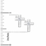 3/8 Inch Sterling Silver Cross Earrings with Cubic Zirconia Stone Center