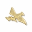 3/8 x 5/8 Gold Descending Dove with Olive Branch Lapel Pin
