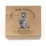 4-3/4 x 4-1/4 x 2-3/4 Inch Boy First Communion Maple Wood Keepsake Box