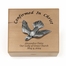 4-3/4 x 4-1/4 x 2-3/4 Inch Dove Confirmation Maple Wood Keepsake Box