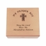 4-3/4 x 4-1/4 x 2-3/4 Inch Maple Wood Personalized My Prayer Box