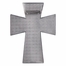 4-7/8 Inch Antiqued Pewter Confirmation Sponsor Wall Cross