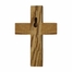4 Inch Brass and Wood Confirmation Wall Cross