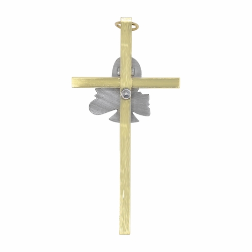 4 Inch Brass First Communion Chalice Wall Cross