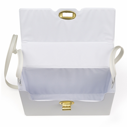 4 Inch Communion Purse with Flowers and Gold Accents