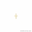 5/8 Inch 14KT Gold Inner Cross Pendant