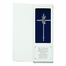 6 Inch Silver Plated Metal Wall Cross with Guardian Angel Centerpiece