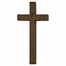 7-5/8 Inch Beveled and Stained Wood Wall Cross