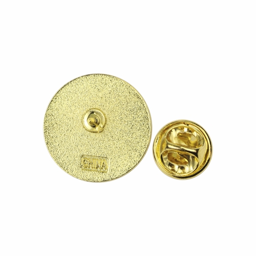 7/8 Inch Enameled Gold Graduate Lapel Pin