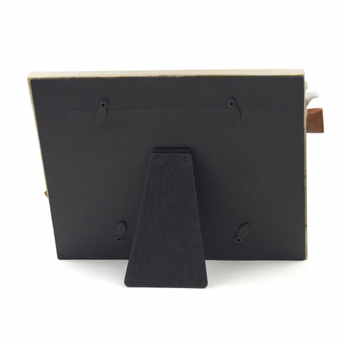 8-3/4 x 6-3/4 Inch Stone Resin Baptism Photo Frame-Holds 4 x 6 Inch Photo