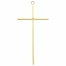8 Inch Brass Wall Cross