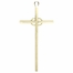8 Inch Brass Wedding Wall Cross