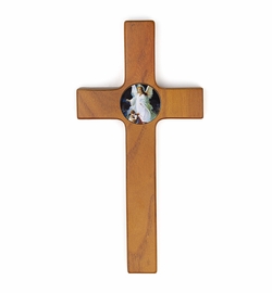 8 Inch Guardian Angel Wood Cross