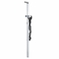 8 Inch Silver Plated Metal with Pewter Corpus Wall Crucifix