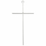 8 Inch Silver Plated Wall Cross