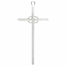 8 Inch Silver Plated Wedding Wall Cross