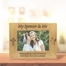 9-1/8 x 7-1/8 Inch Hardwood My Sponsor & Me Photo Frame-Holds 4 x 6 Inch Photo