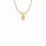 9/16 Inch 10KT Gold Filled Oval Miraculous Medal