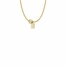 9/16 Inch 18KT Gold Plated Over Sterling Silver Mustard Seed Passage Plate and Heart Necklace