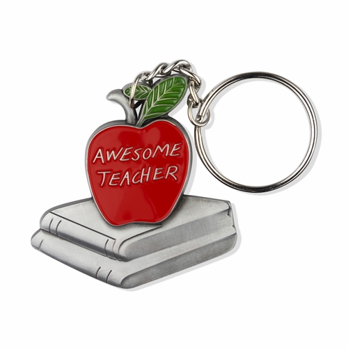 "Awesome Teacher" Appreciation Boxed Gift Set-Includes Verse Card, Keychain, and Lapel Pin
