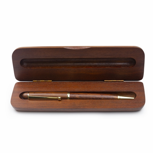 Luther Rose "Confirmation" Laser Engraved Rosewood Box and Ball Point Pen Set